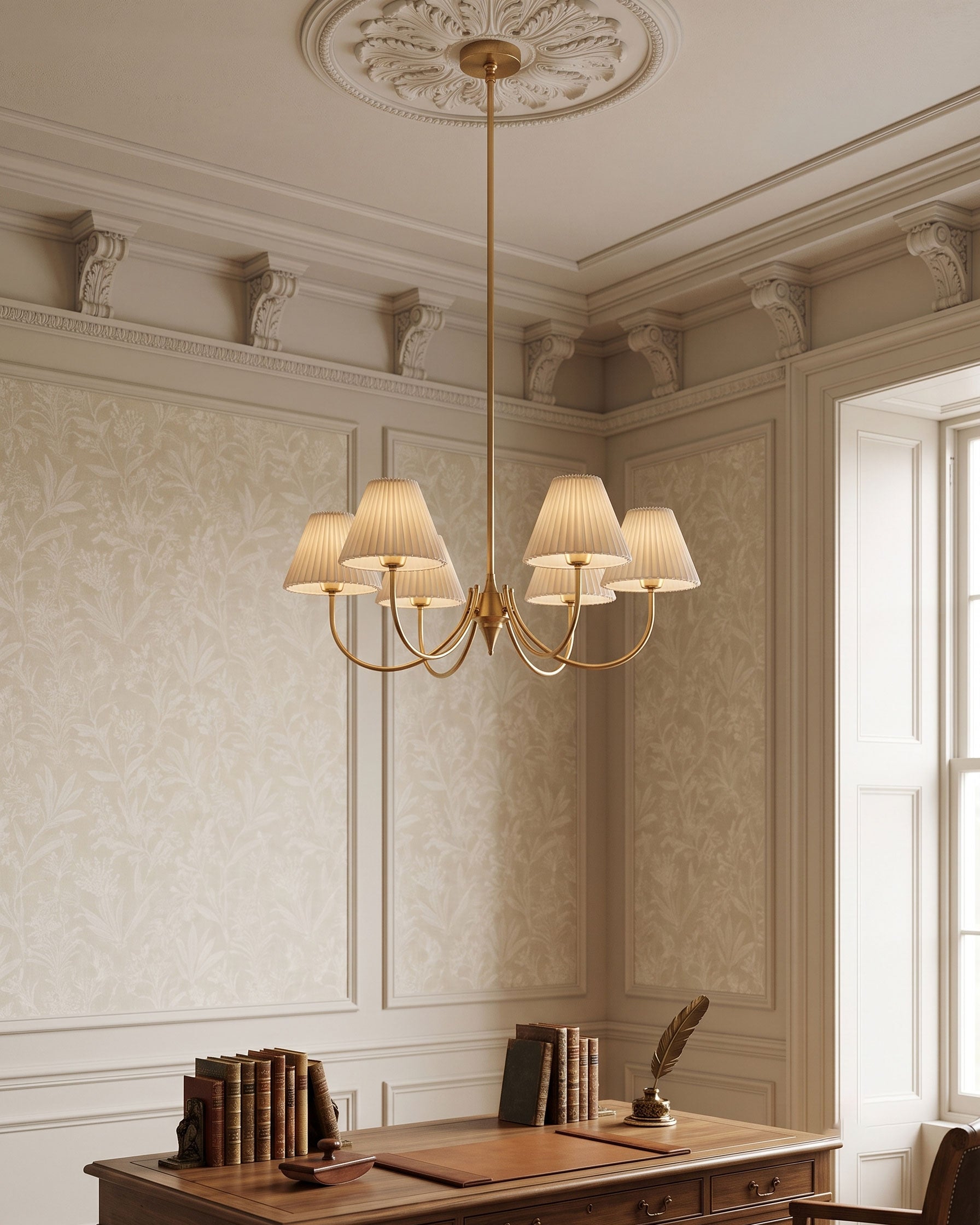 Zev Transitional Chandelier