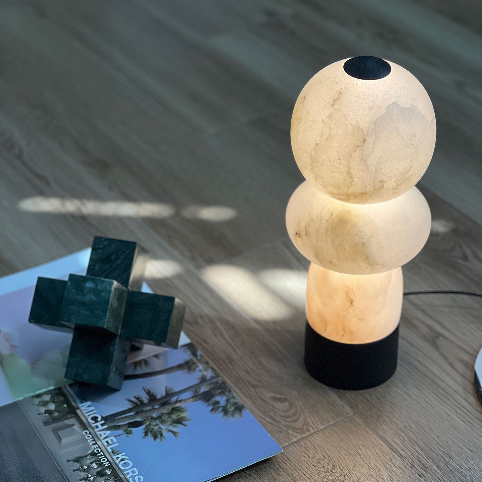 Zinnia Stacked Orb Accent Lamp