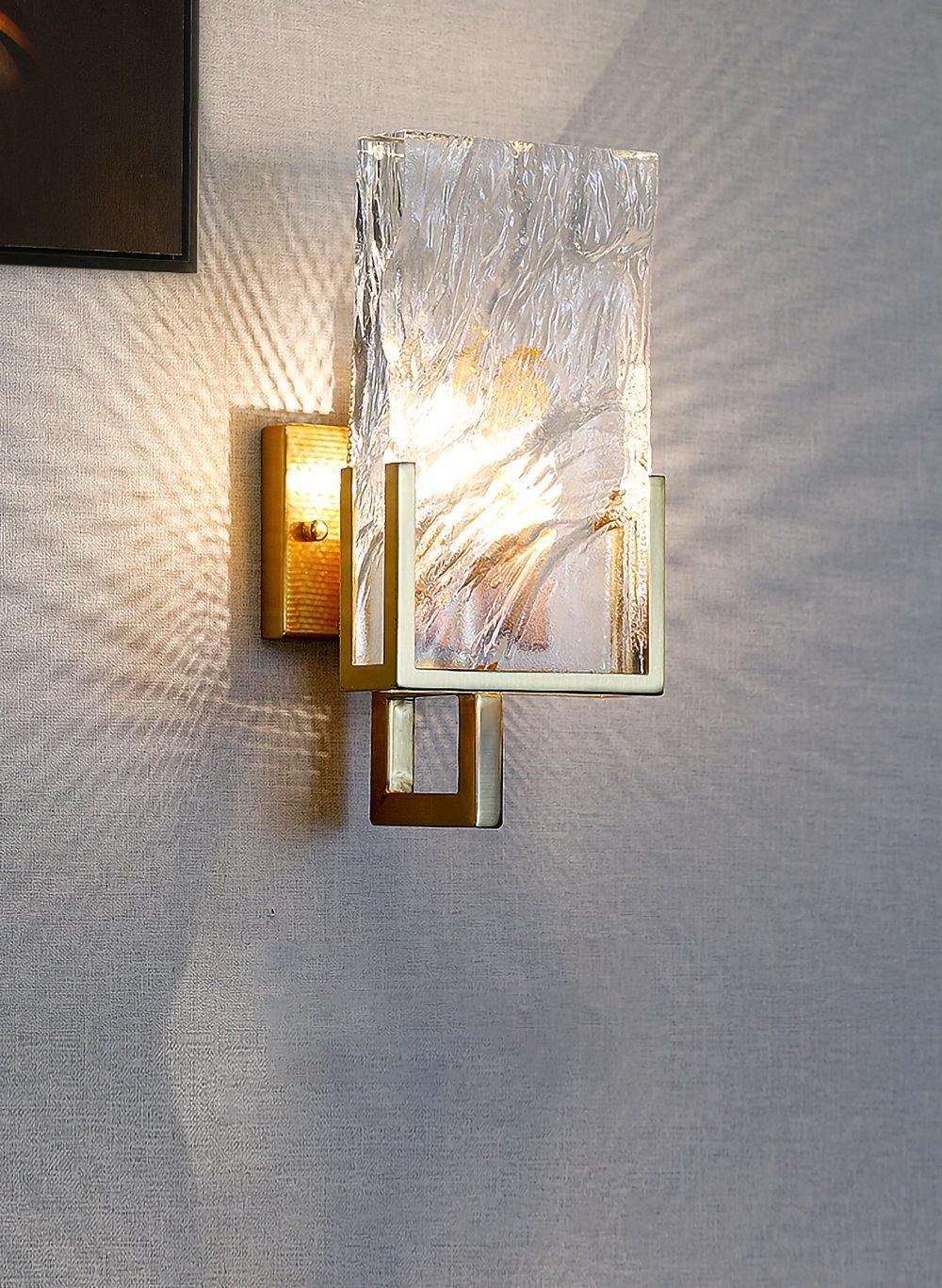 Ice crystal wall lamp Crystal Sconce