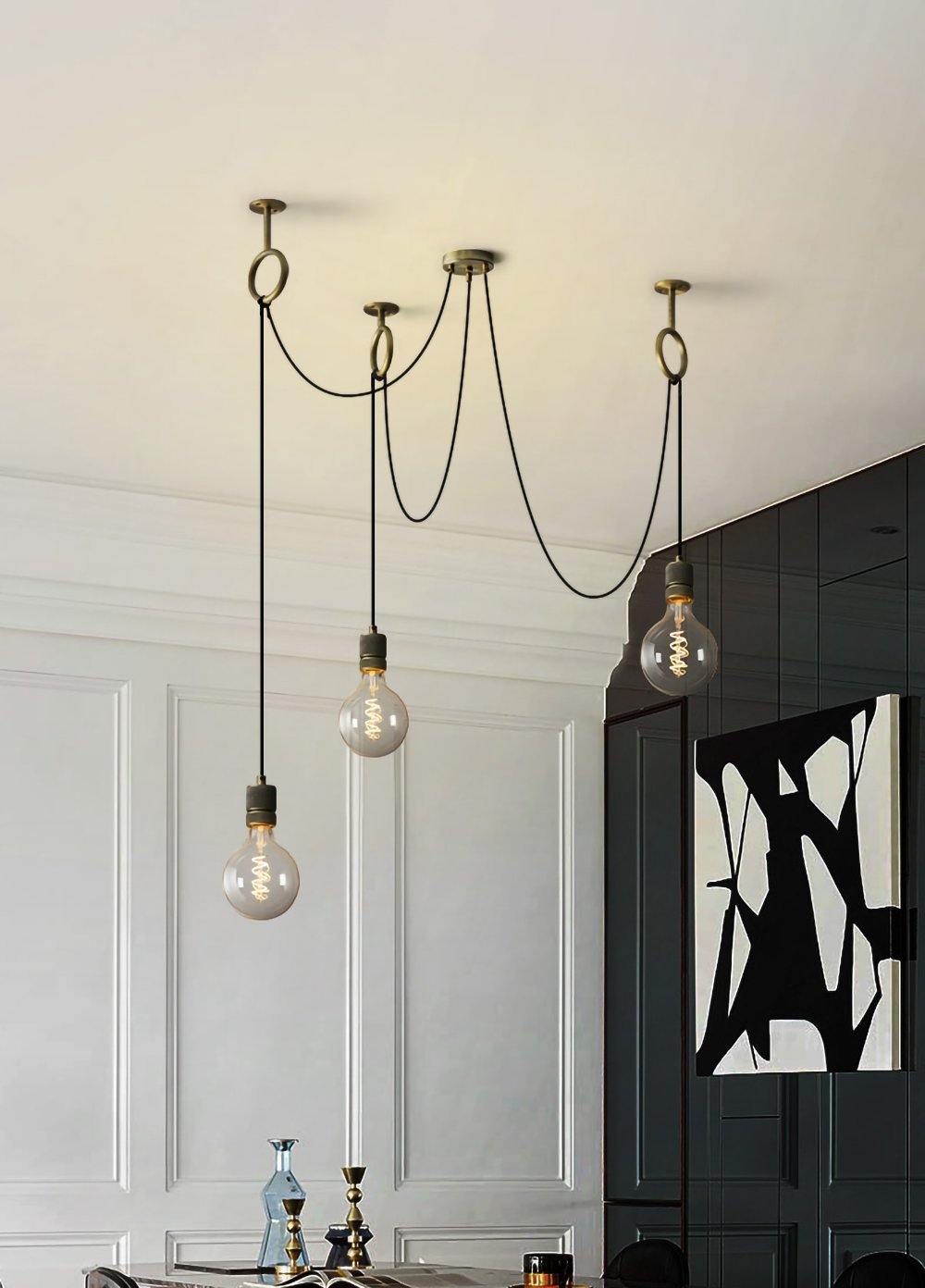 industrial spider chandelier