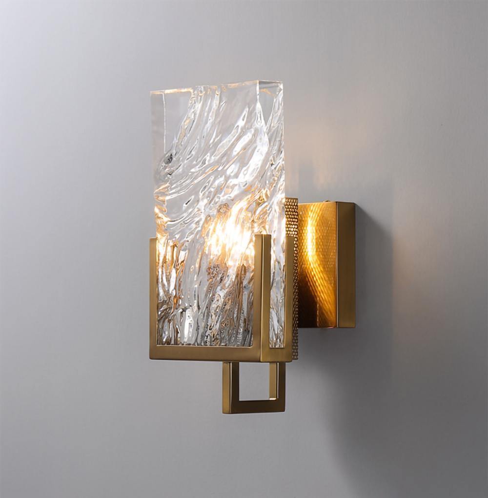 Ice crystal wall lamp Crystal Sconce