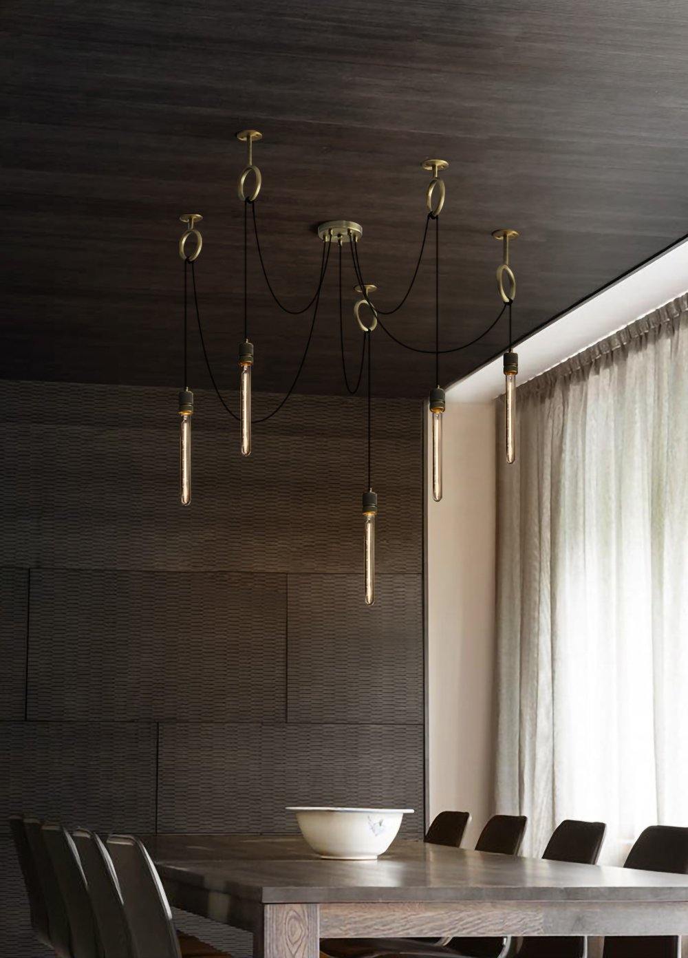 industrial spider chandelier