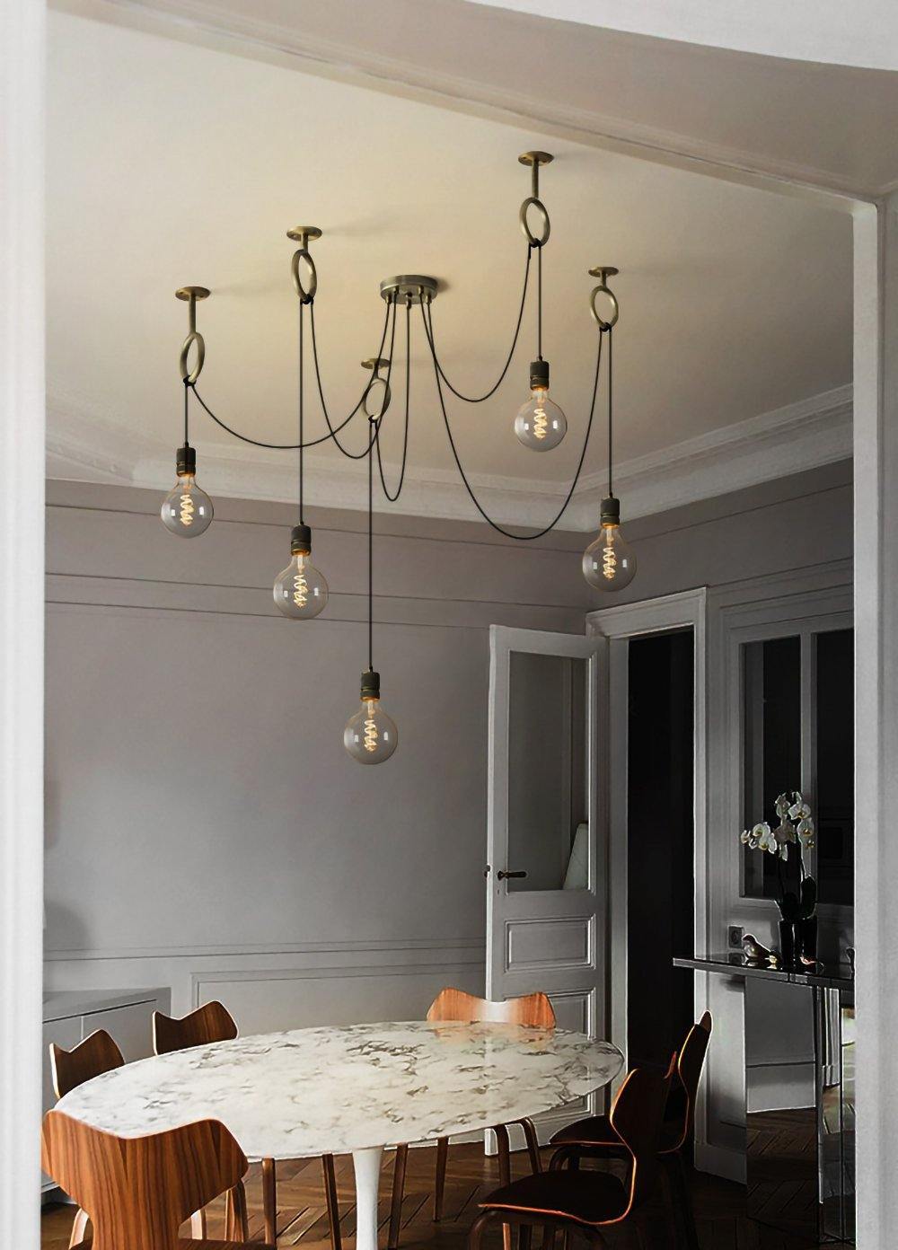 industrial spider chandelier - Vakkerlighting