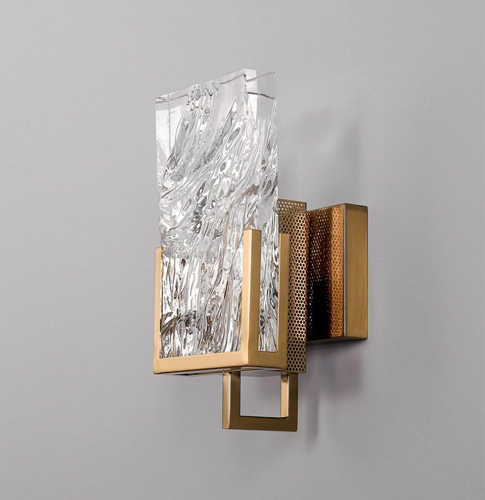 Ice crystal wall lamp Crystal Sconce