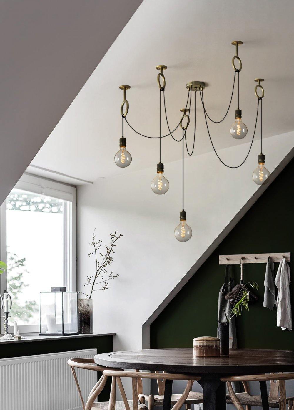 industrial spider chandelier