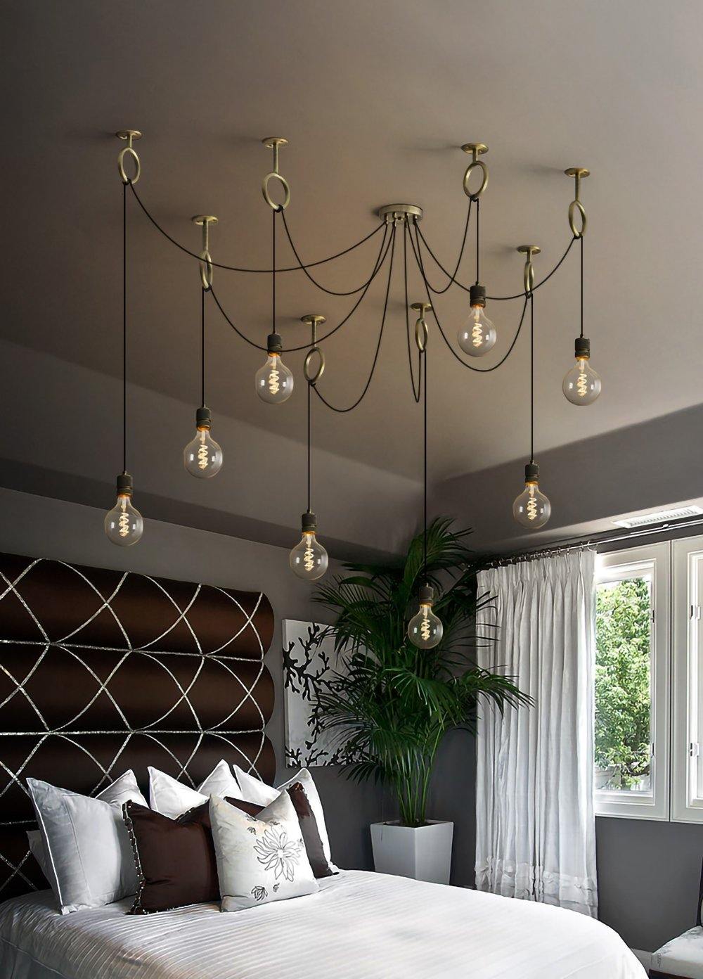 industrial spider chandelier