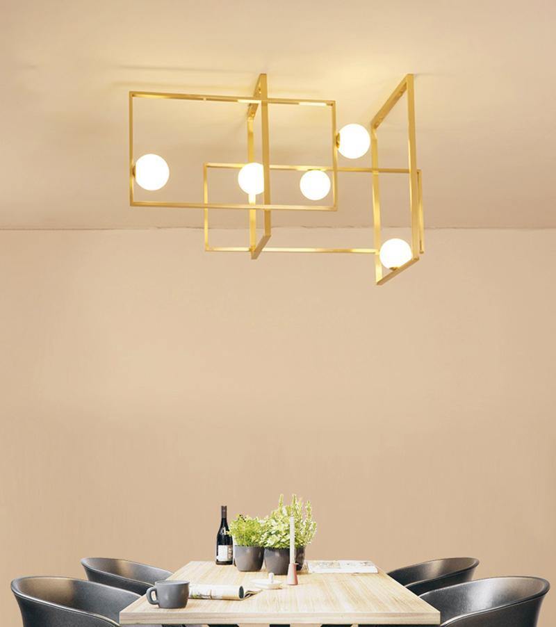 Mondrian Glass Ceiling light