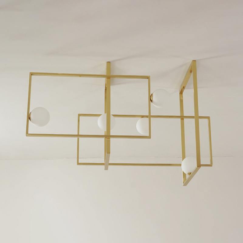 Mondrian Glass Ceiling light