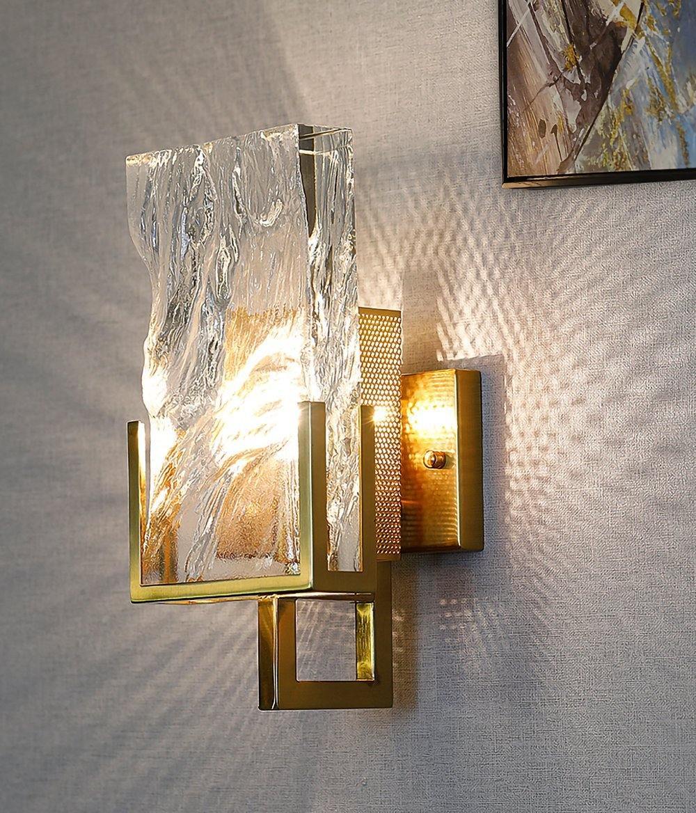 Ice crystal wall lamp Crystal Sconce