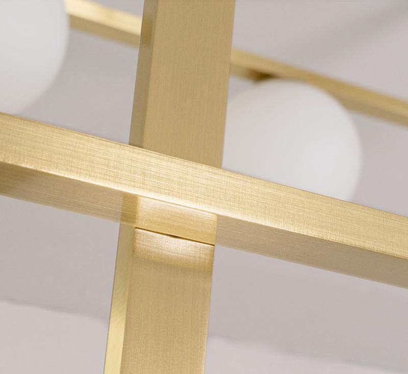 Mondrian Glass Ceiling light