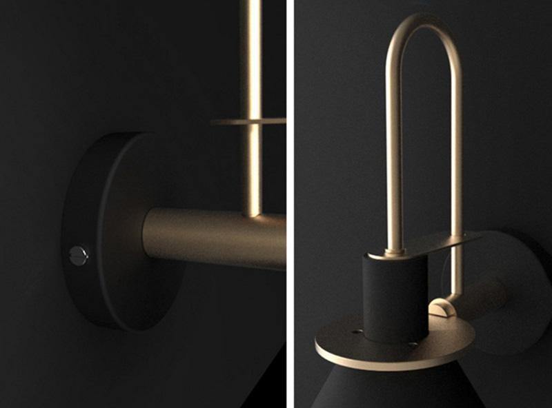 Nordic metal Wall Sconce