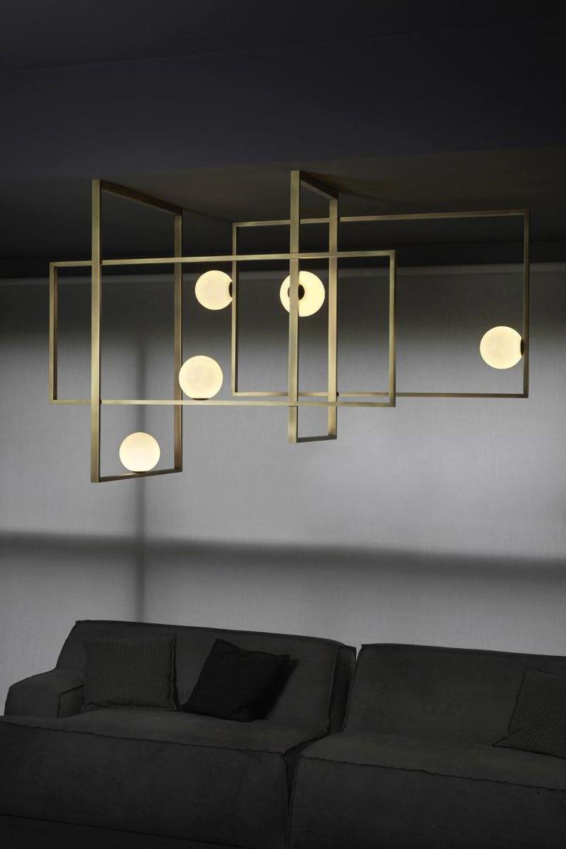 Mondrian Glass Ceiling light