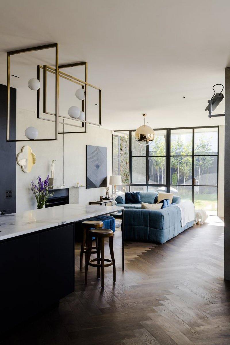 Mondrian Glass Ceiling light