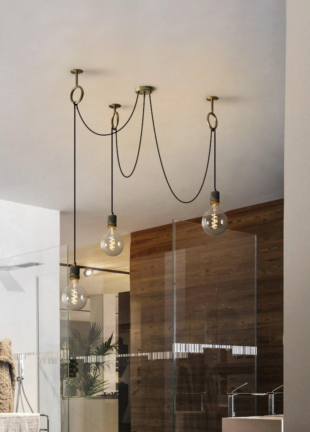 industrial spider chandelier