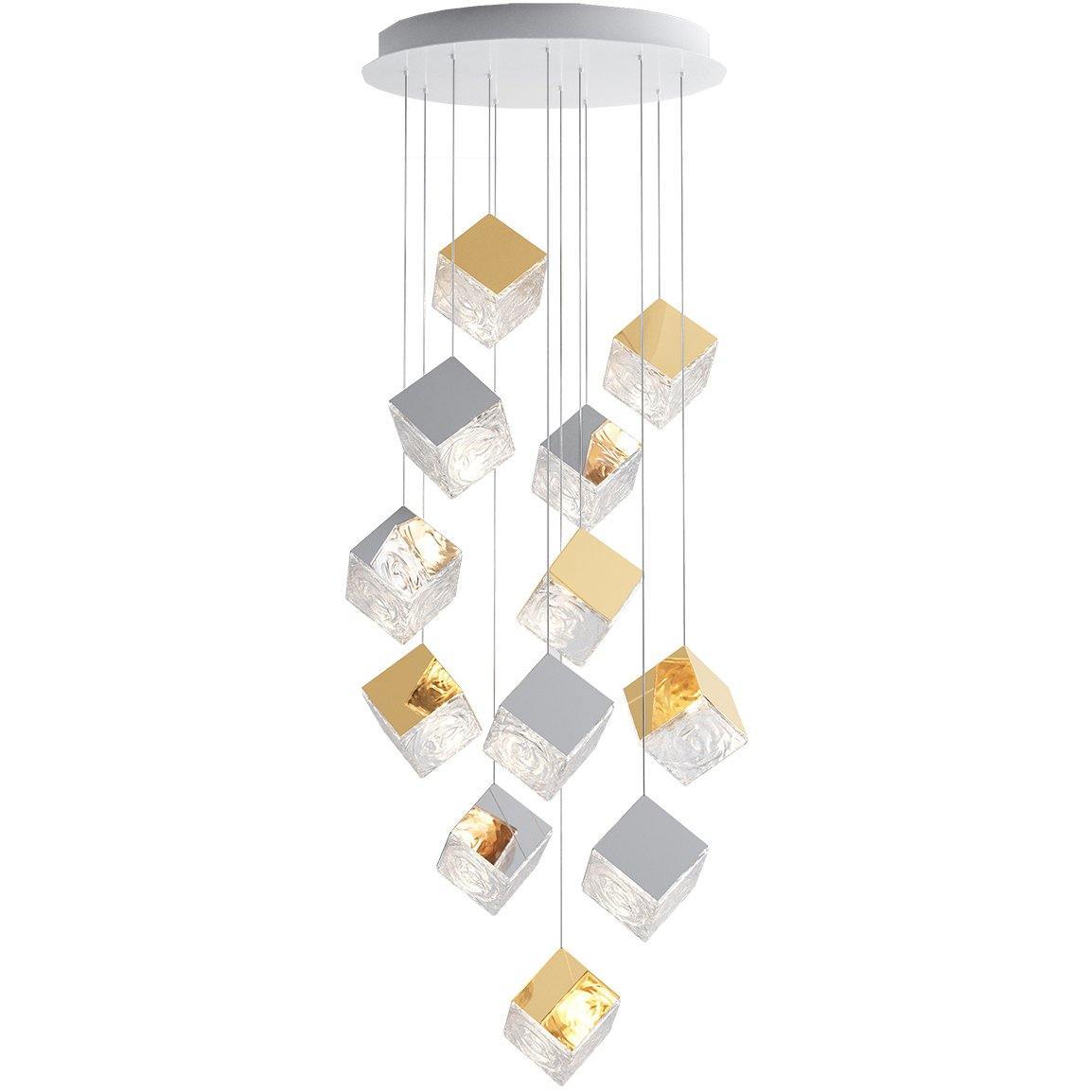 Pyrite chandelier