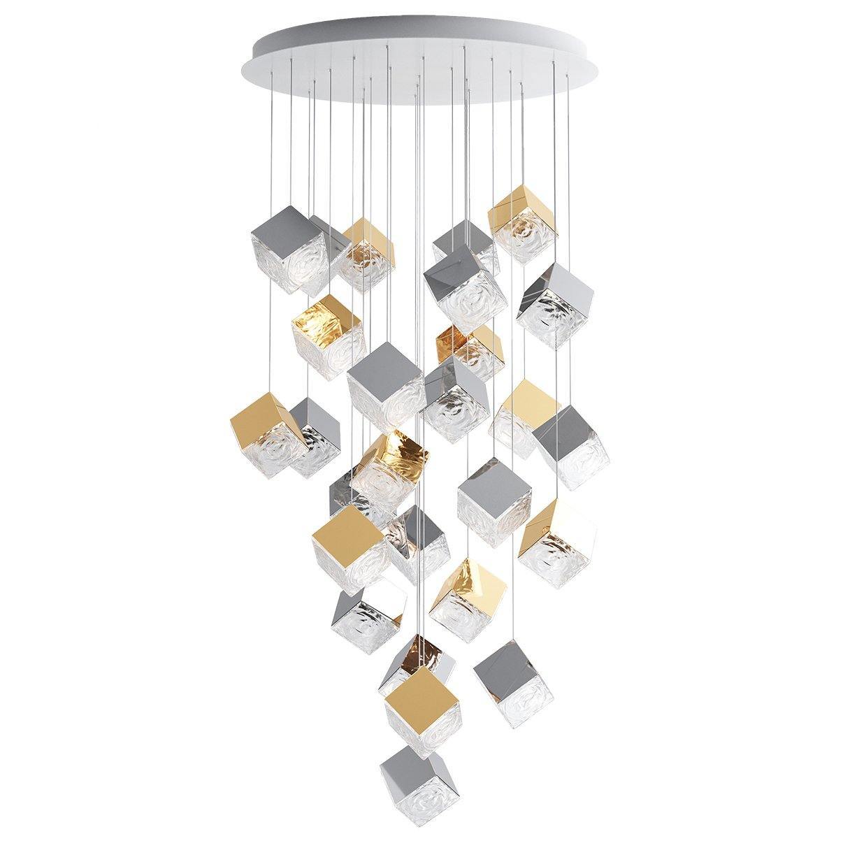 Pyrite chandelier