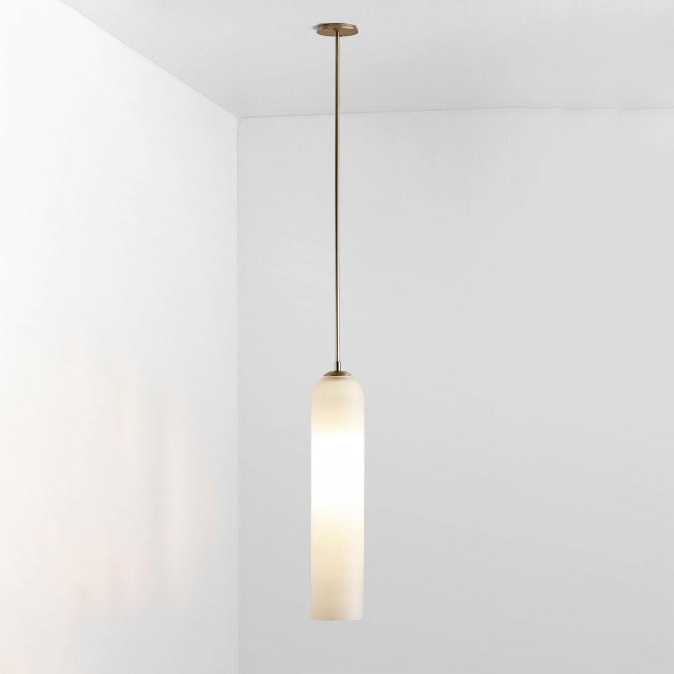 Glass wall sconce/pendant lamp