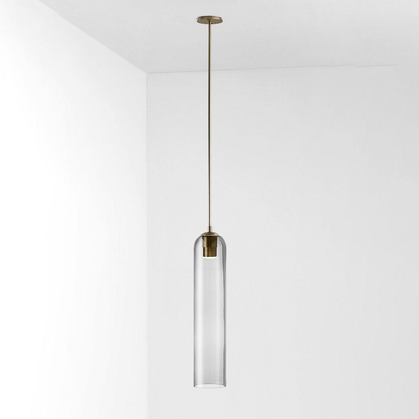 Glass wall sconce/pendant lamp