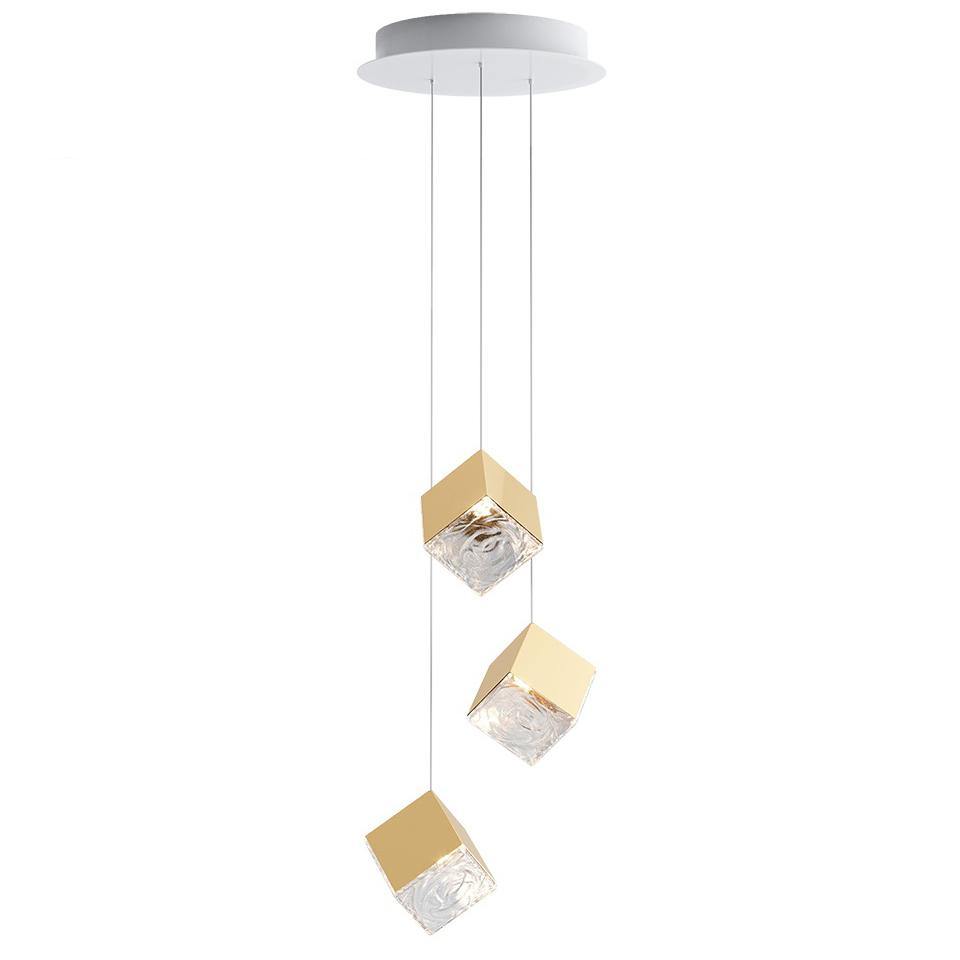 Pyrite chandelier