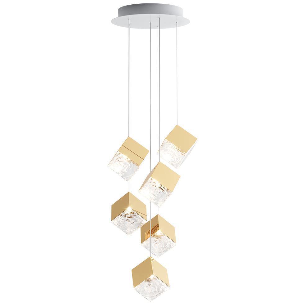 Pyrite chandelier