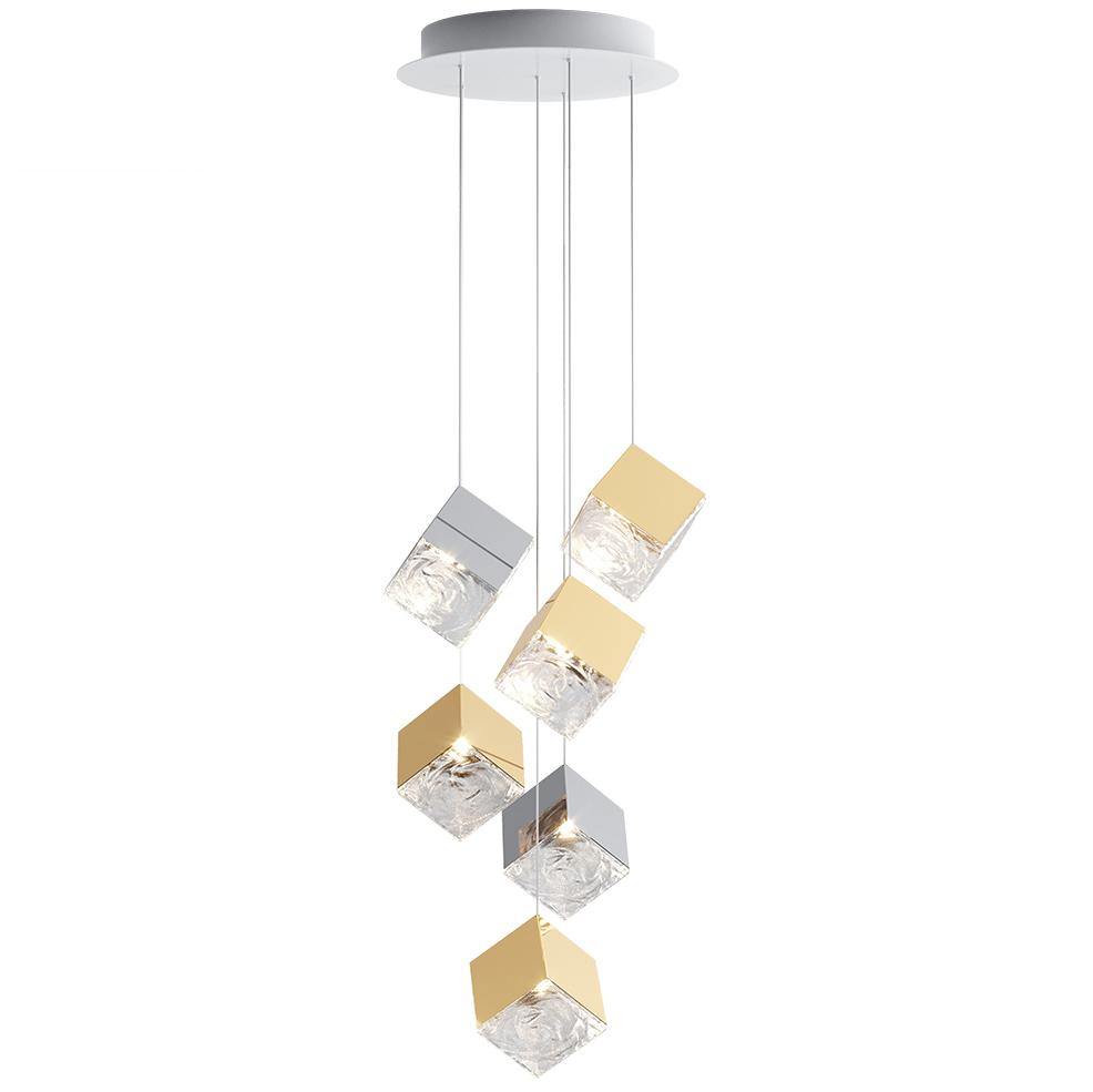 Pyrite chandelier