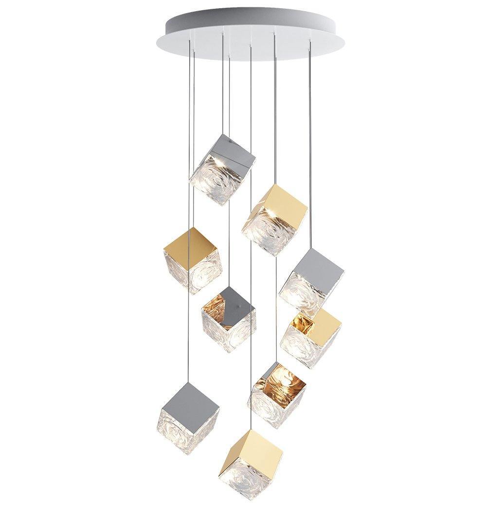 Pyrite chandelier