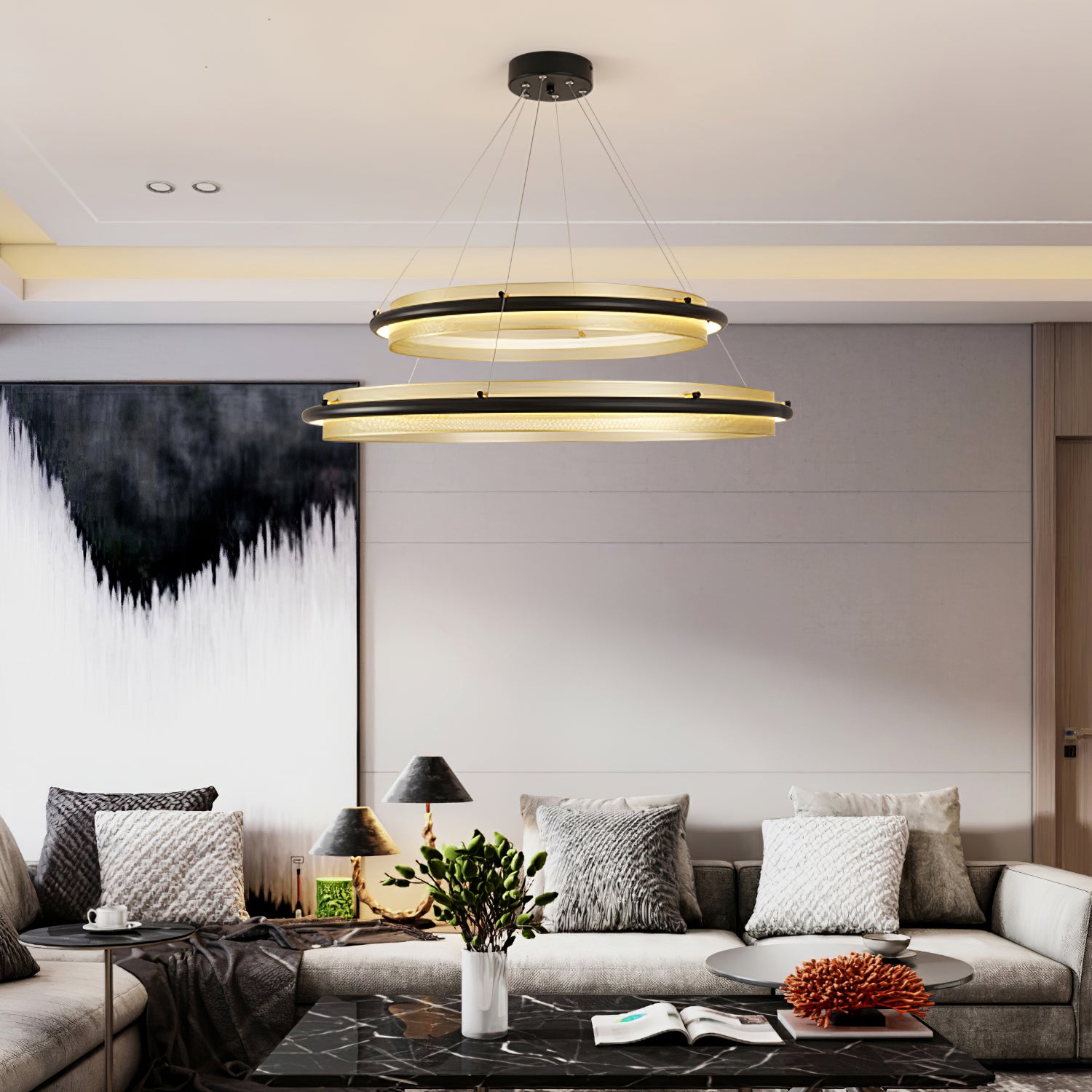 الثريات LED الاكريليك