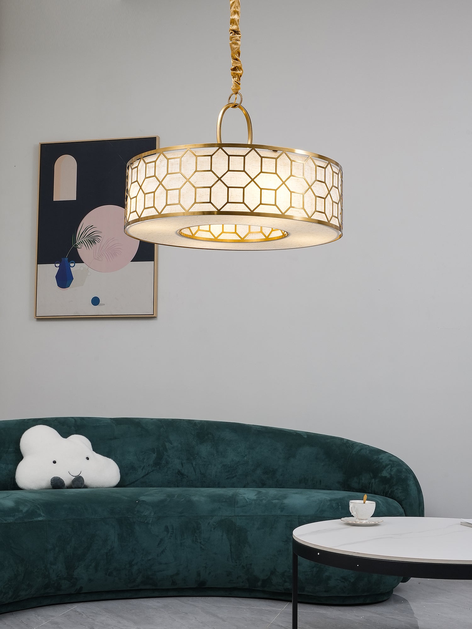 Lampe à suspension ronde Allegretto