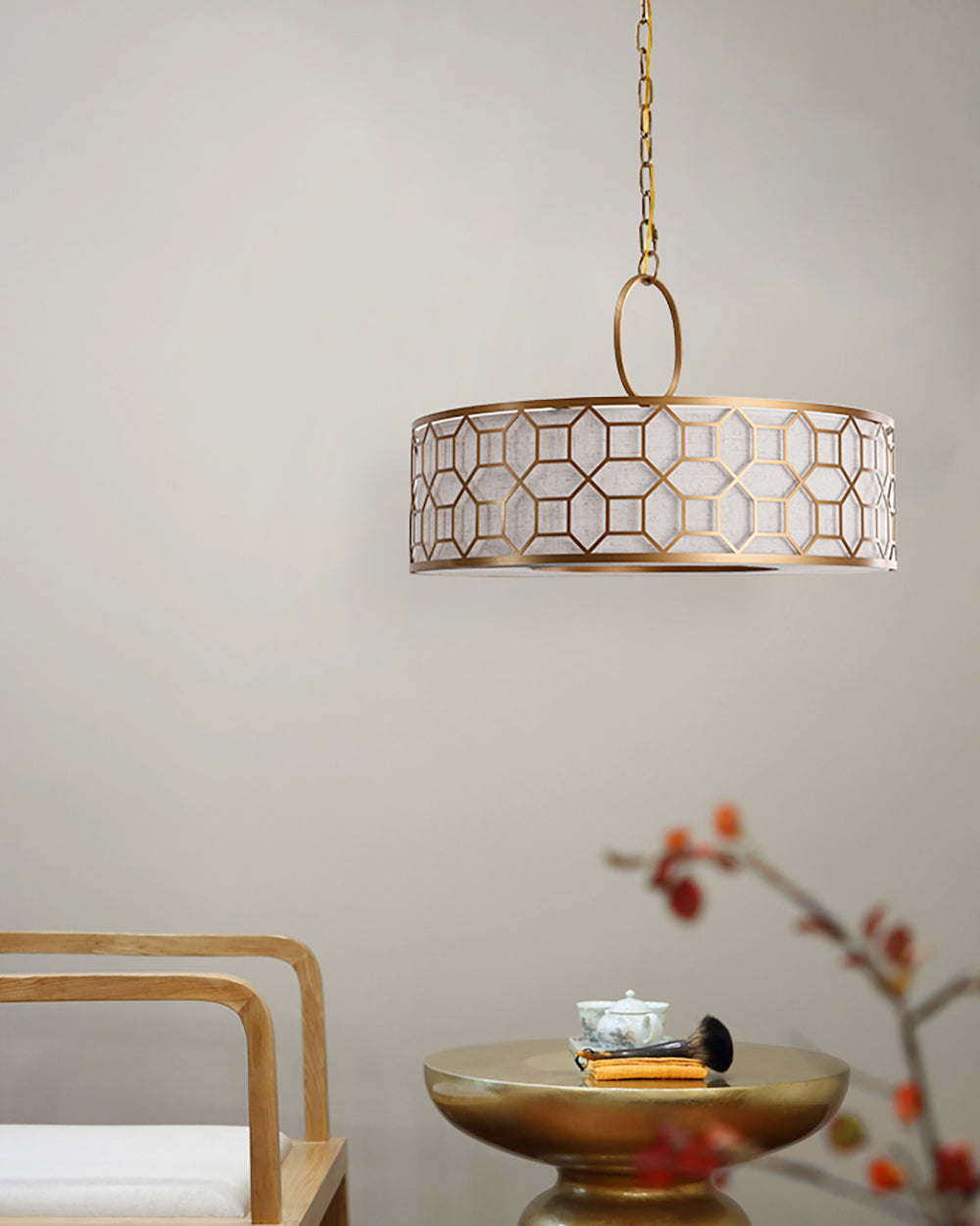 Lampe à suspension ronde Allegretto