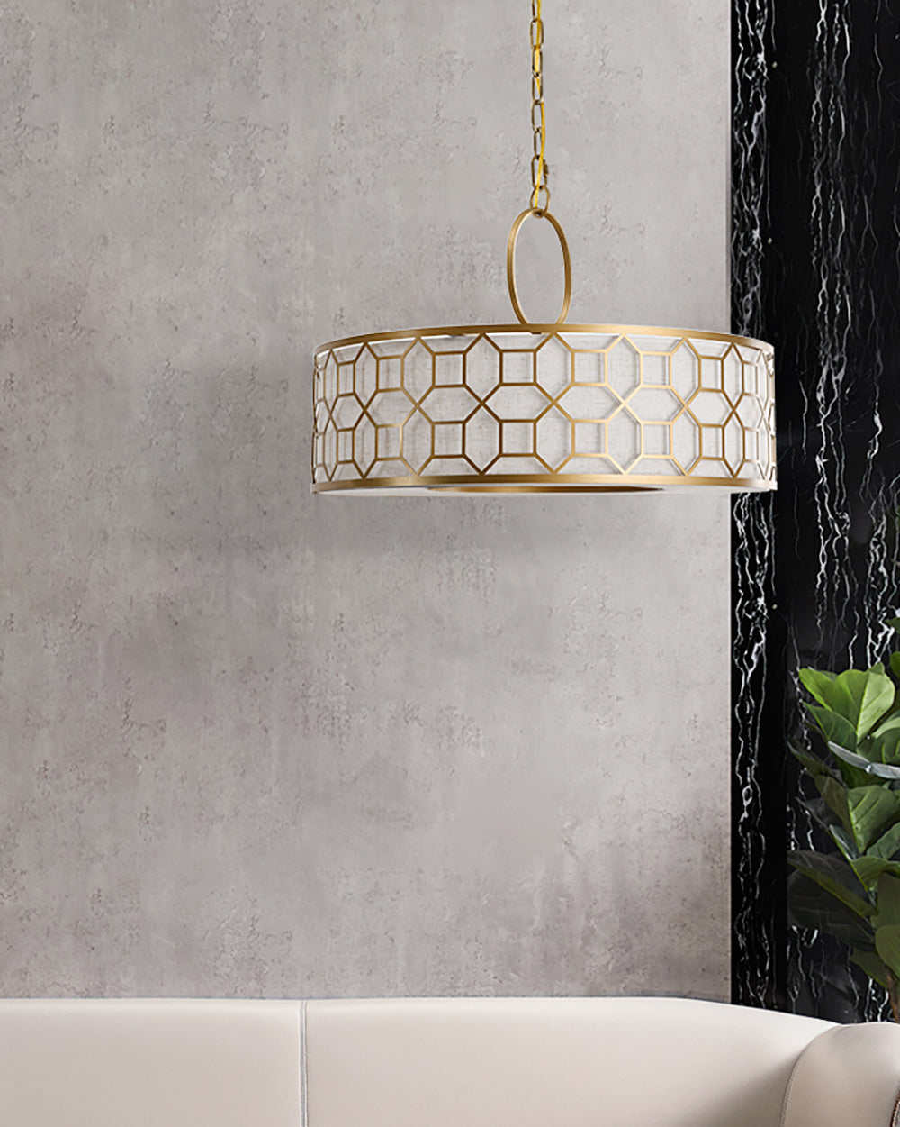 Lampe à suspension ronde Allegretto