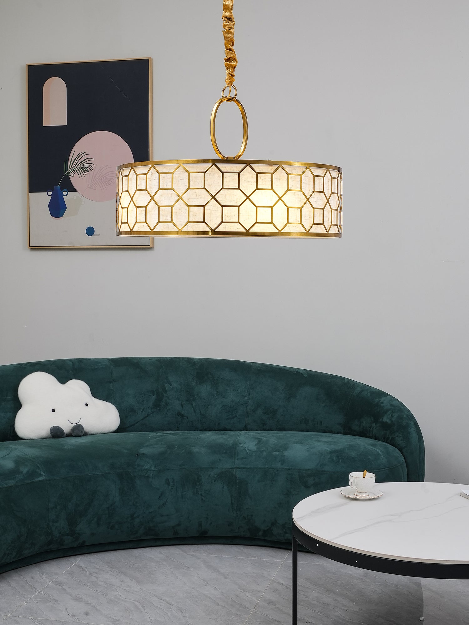 Lampe à suspension ronde Allegretto