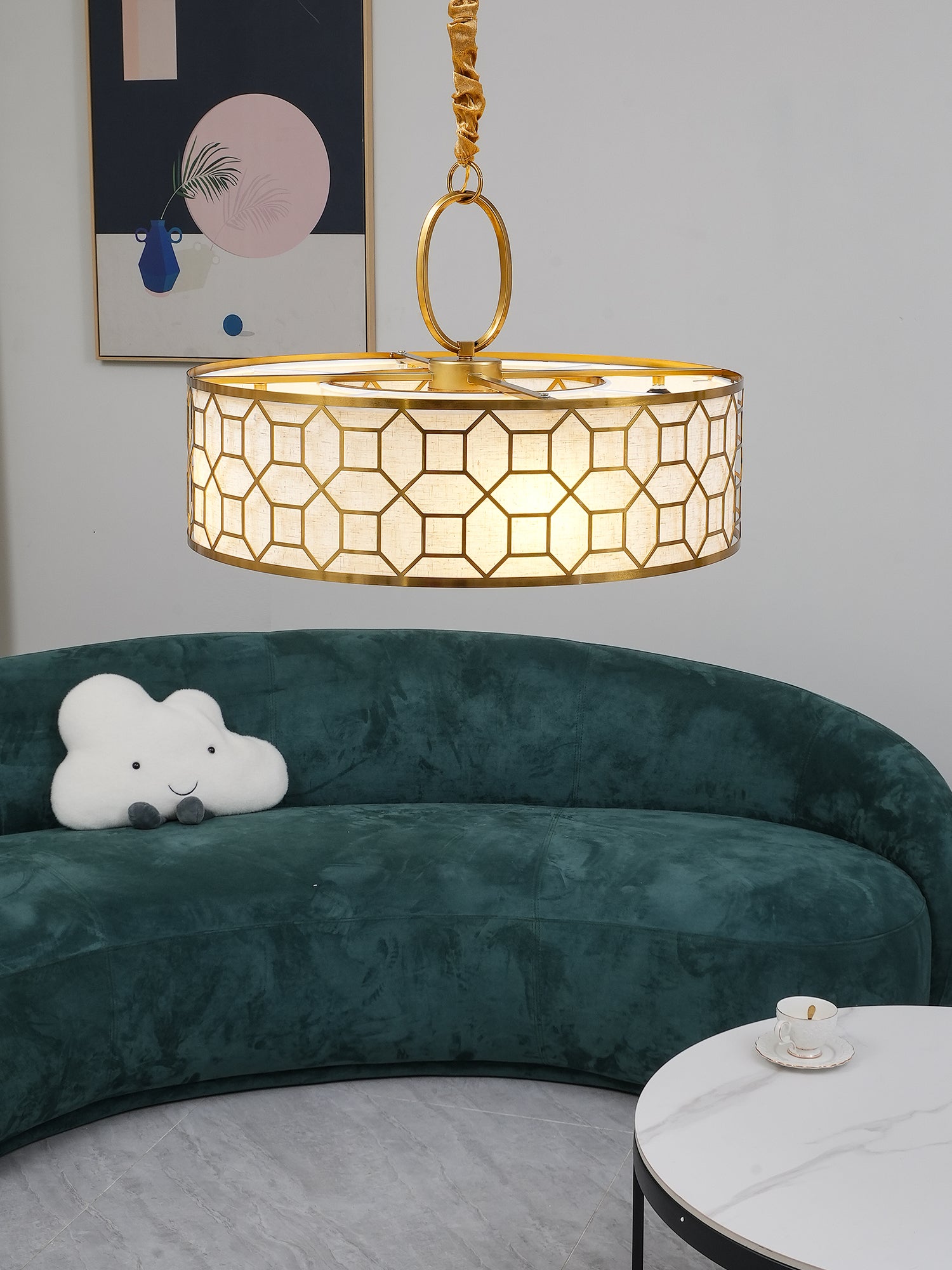 Lampe à suspension ronde Allegretto