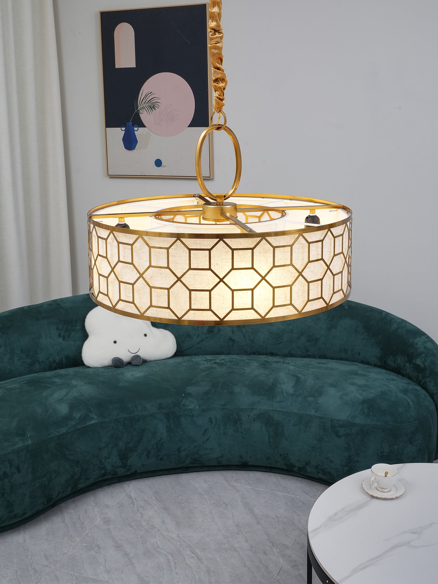 Lampe à suspension ronde Allegretto
