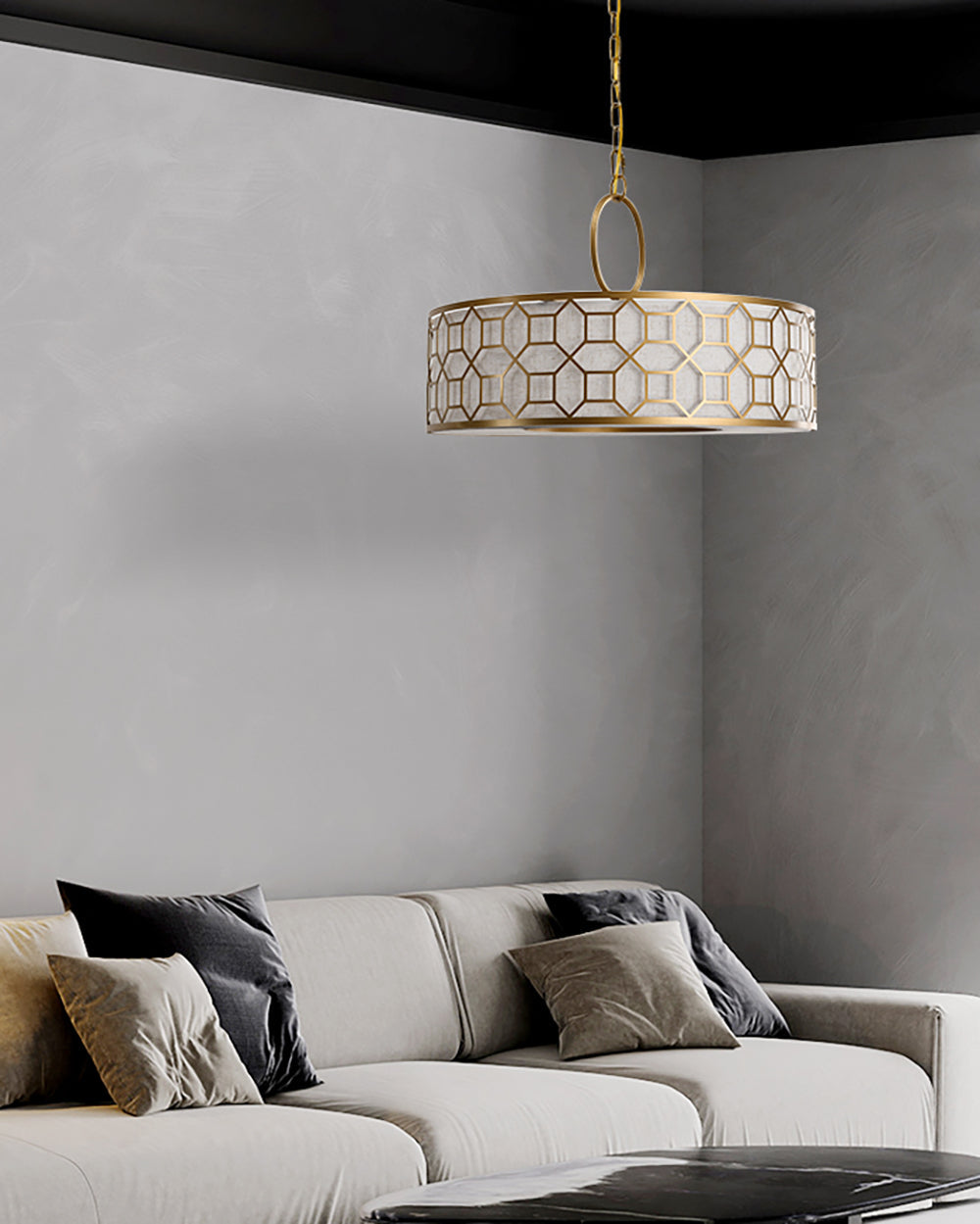 Lampe à suspension ronde Allegretto