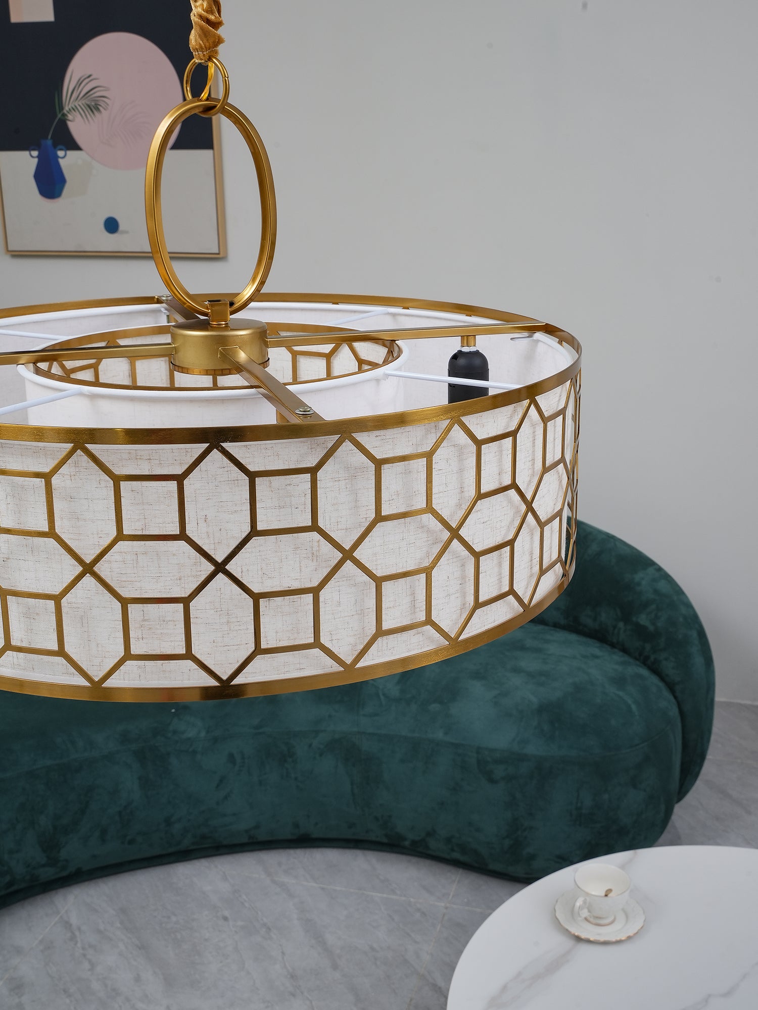Lampe à suspension ronde Allegretto