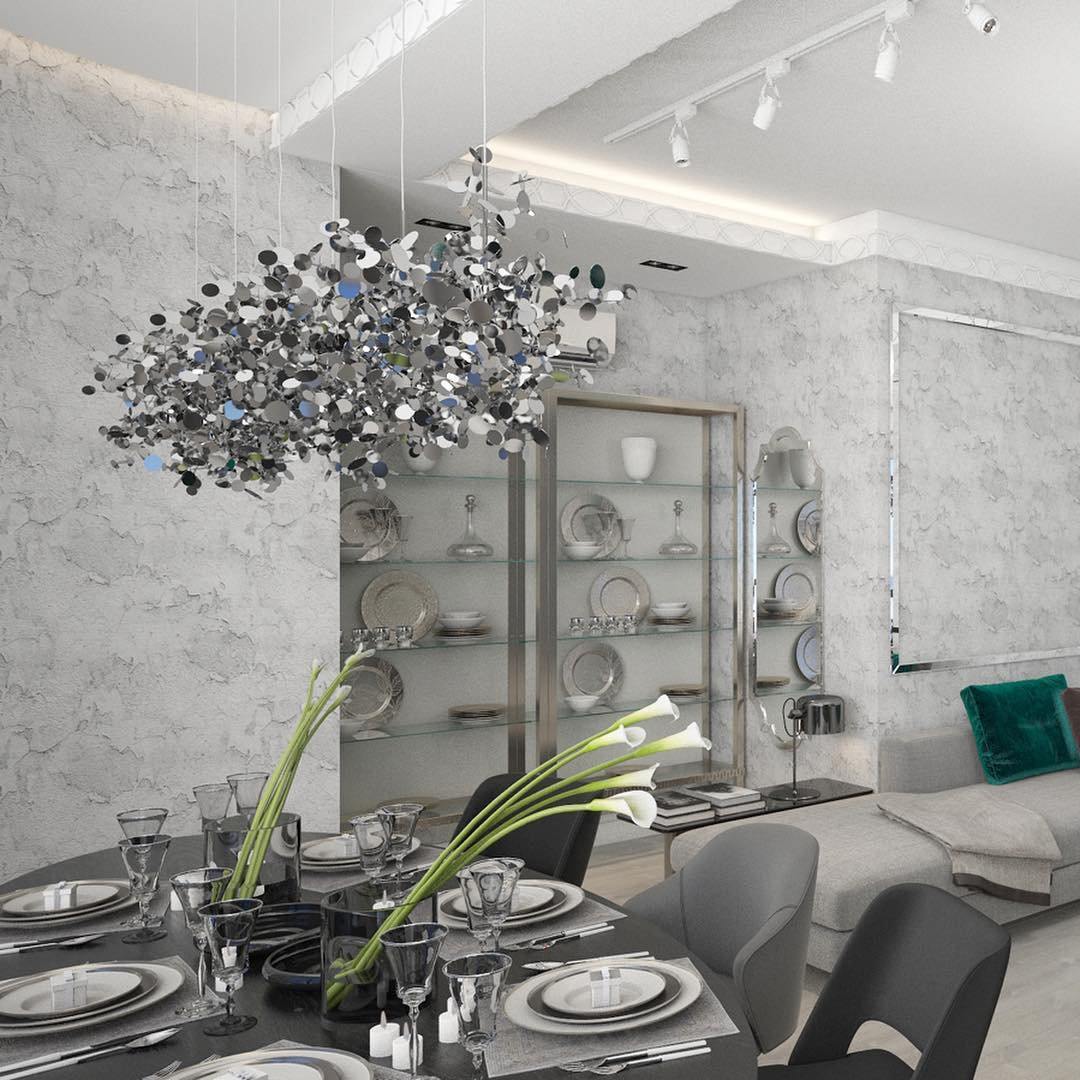 Argent Suspension Lamp