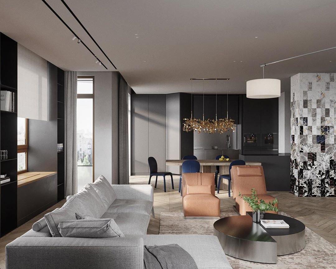 Argent Suspension Lamp