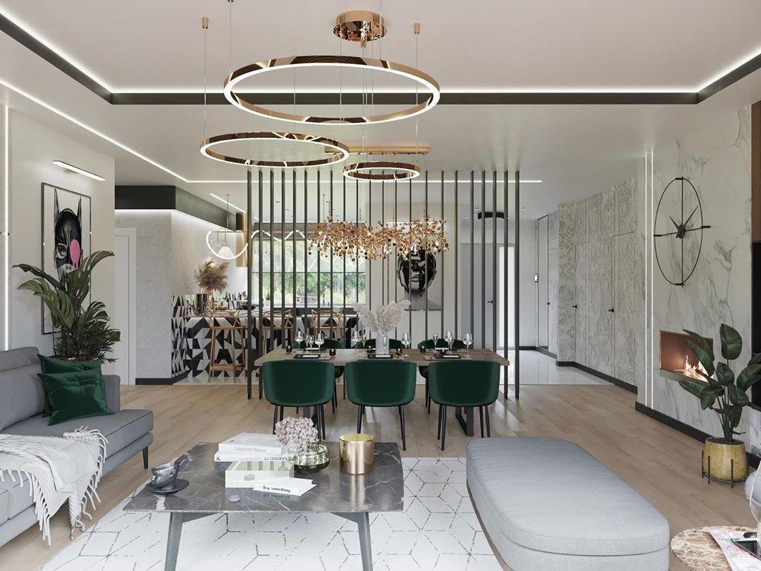 Argent Suspension Lamp
