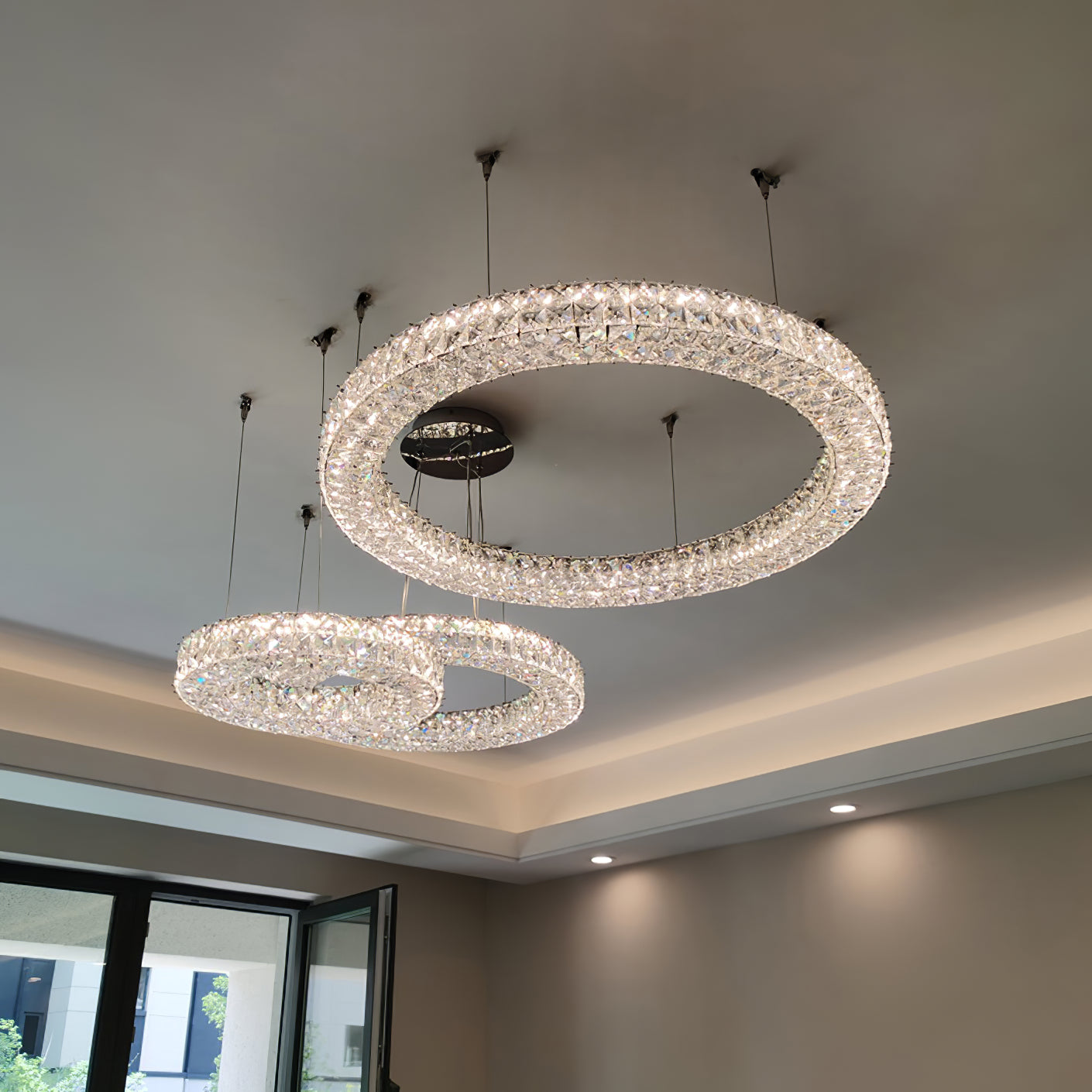 Asscher Ringleuchter