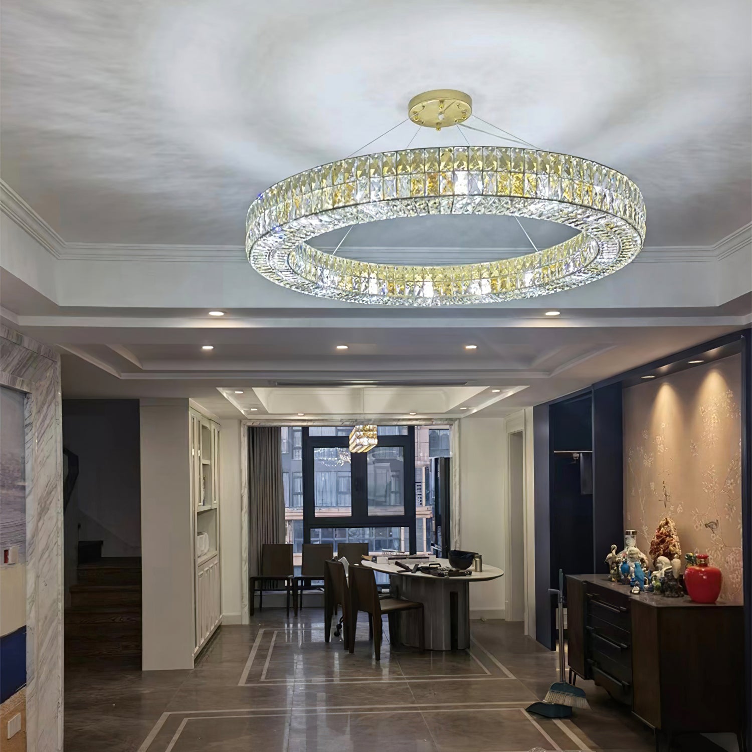 Asscher Ringleuchter