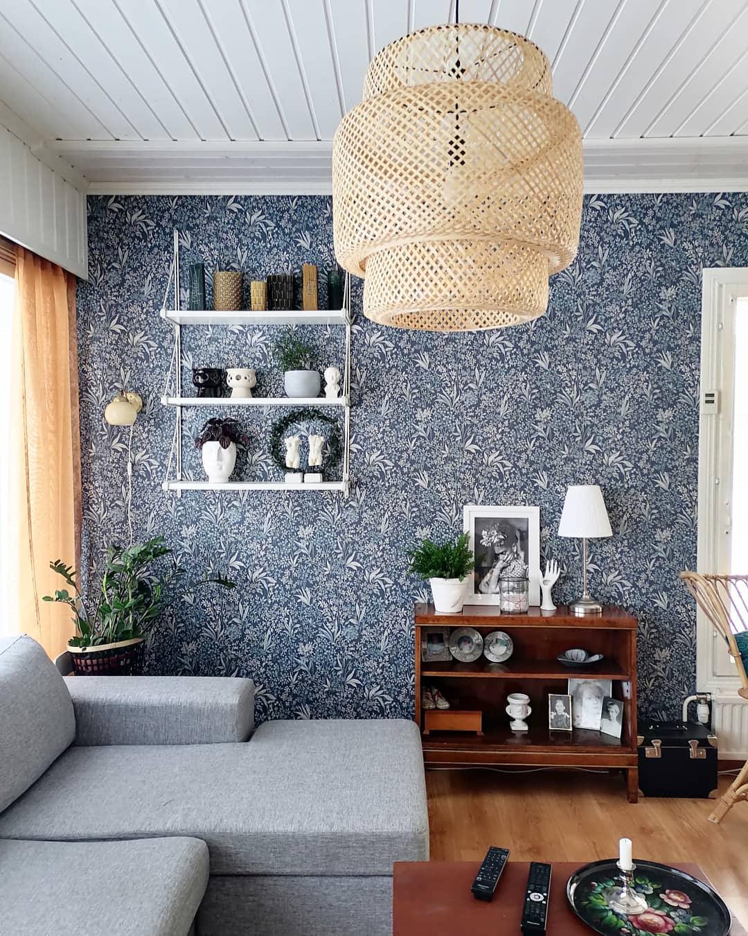 Pendelleuchte aus Bambus