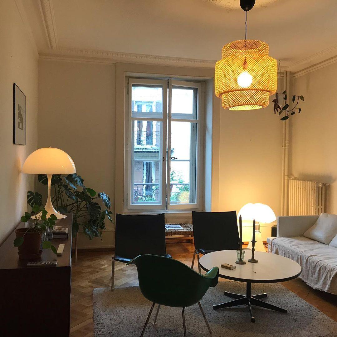 Pendelleuchte aus Bambus