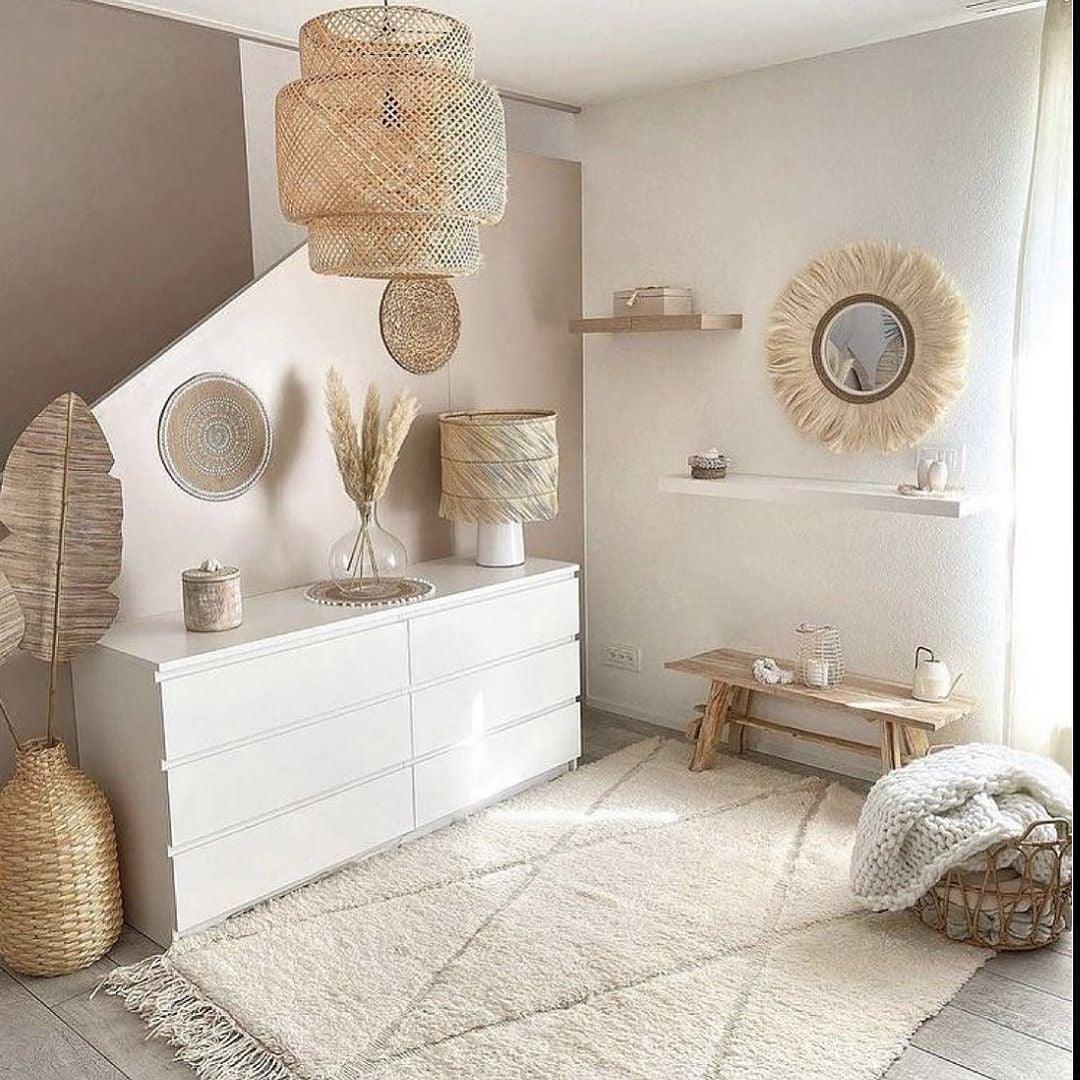 Pendelleuchte aus Bambus