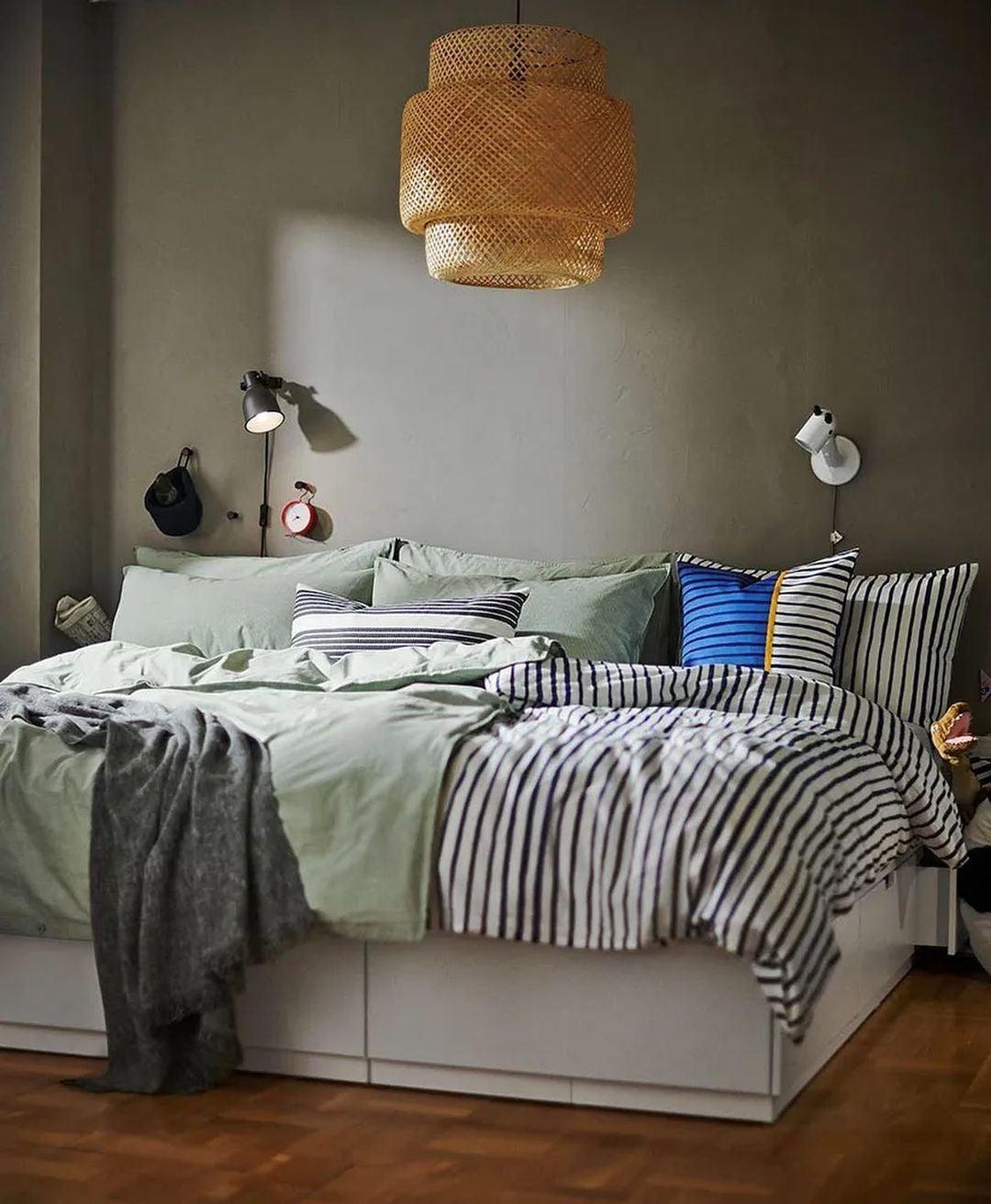 Pendelleuchte aus Bambus