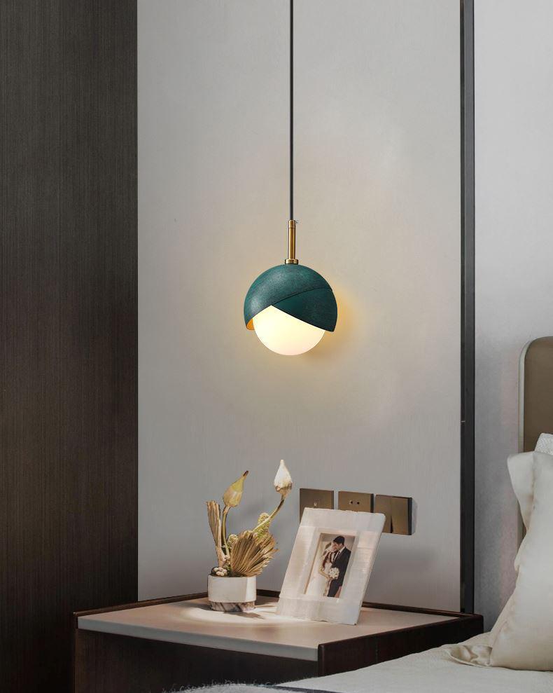 Lampe suspendue à boucles d'oreilles