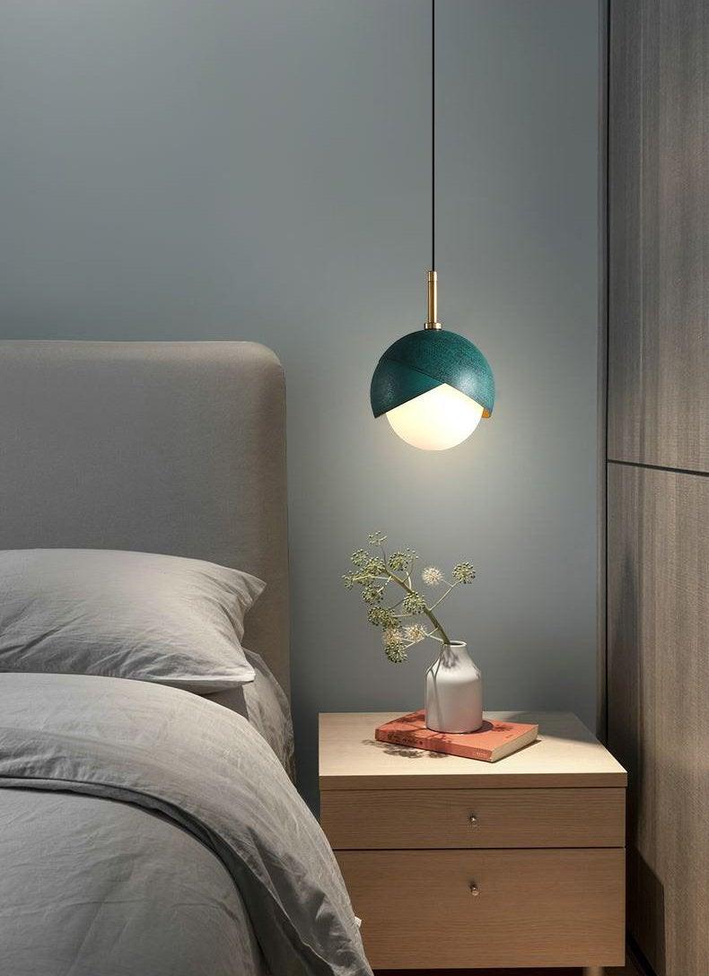 Lampe suspendue à boucles d'oreilles