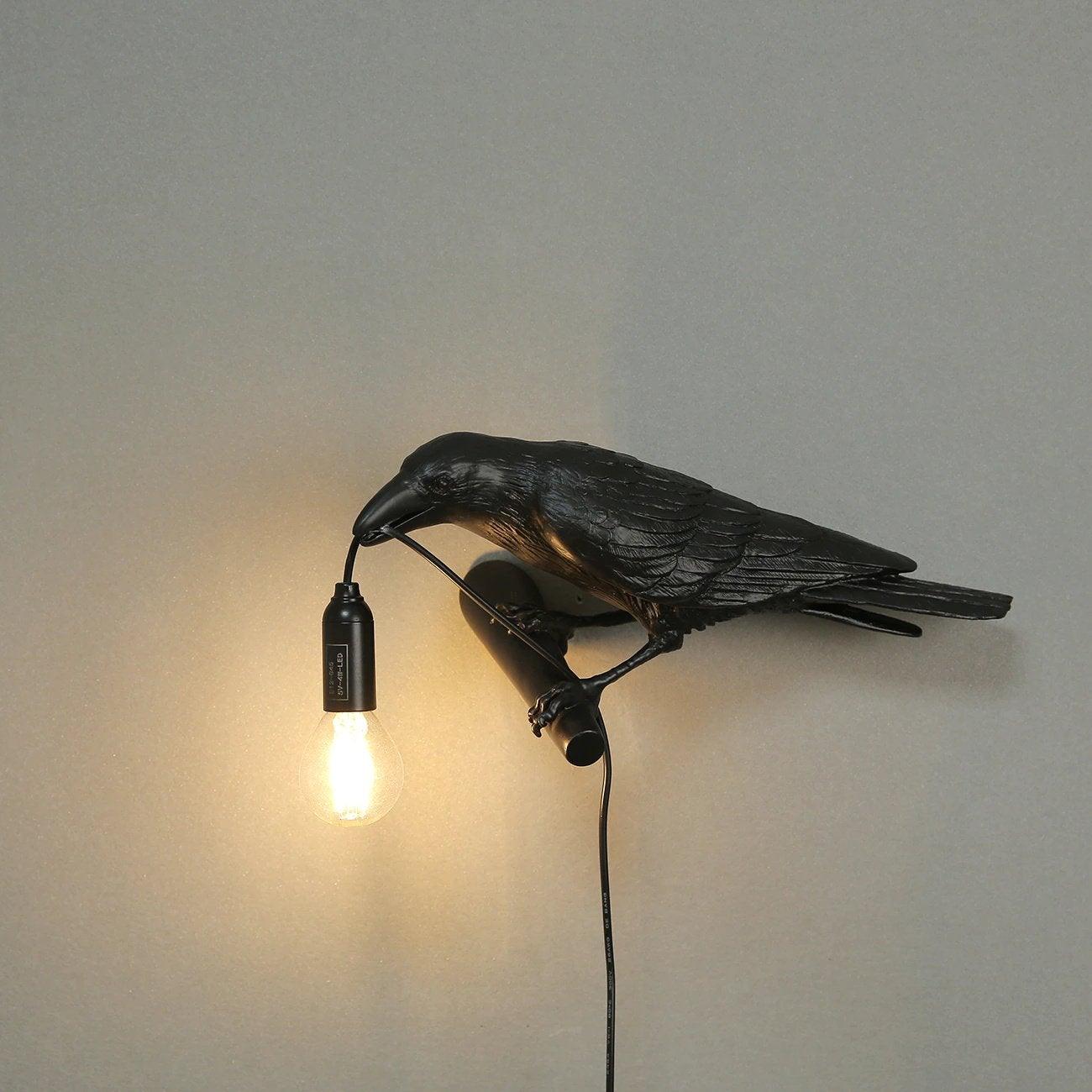 Vogel-Wandleuchte