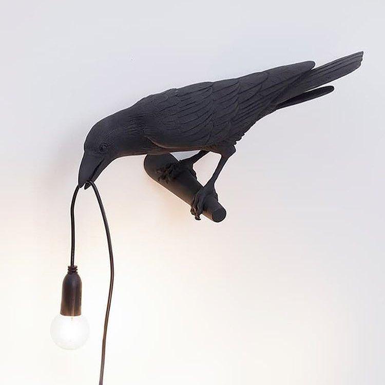 Vogel-Wandleuchte