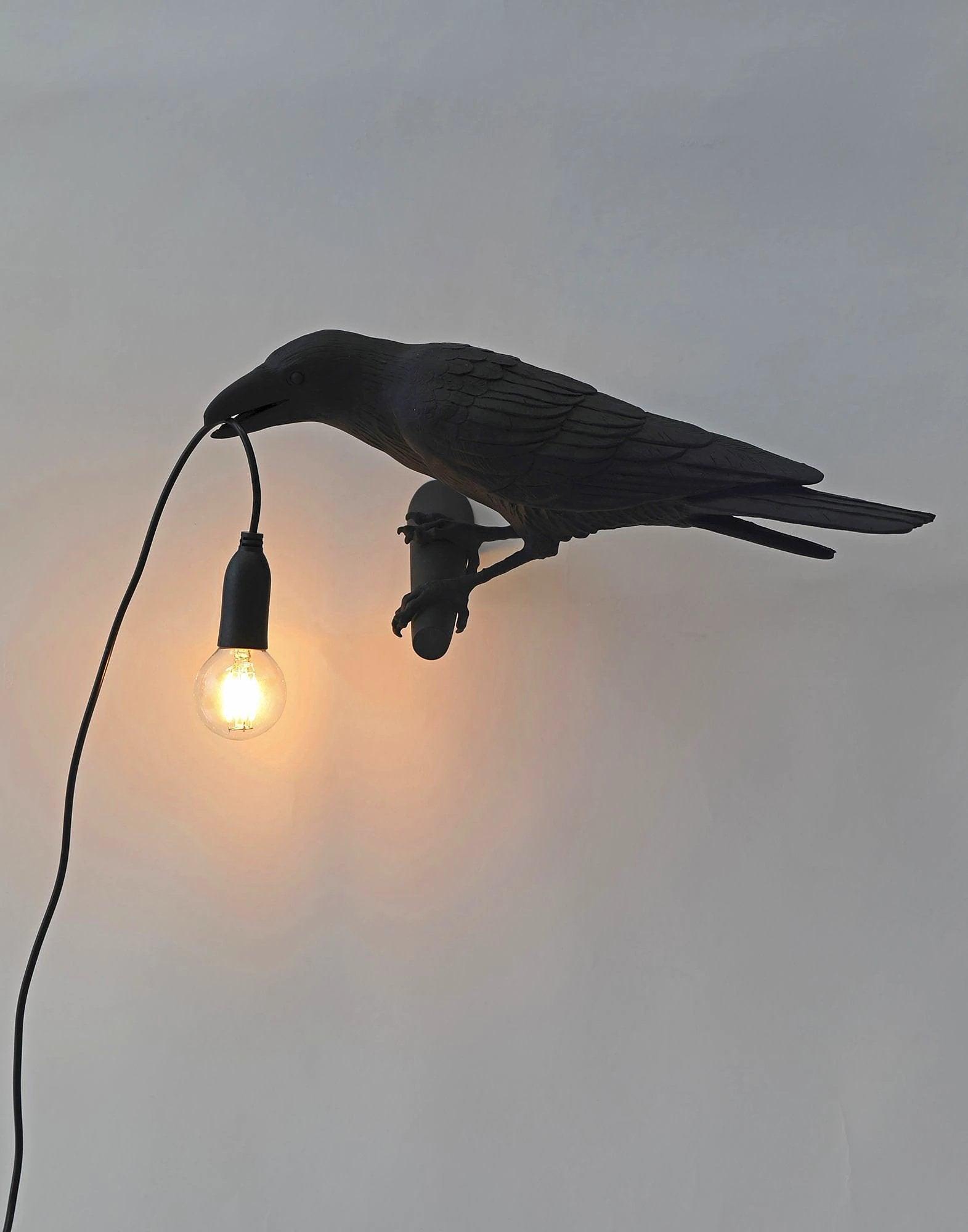 Vogel-Wandleuchte