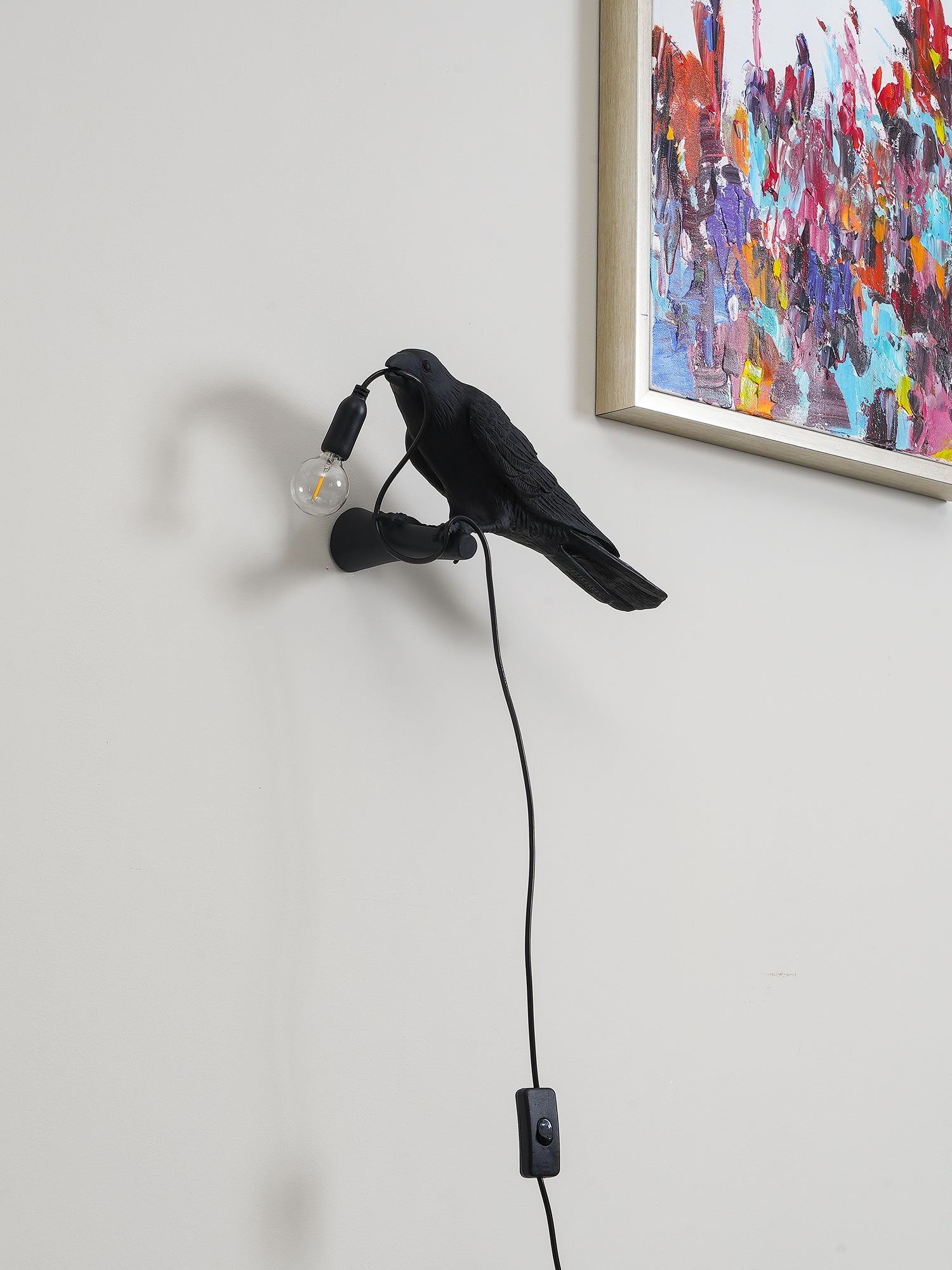 Vogel-Wandleuchte